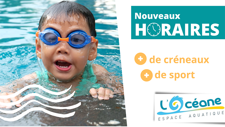 nouveaux horaires piscine