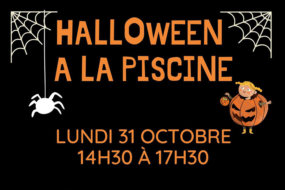 Halloween piscine Machecoul Océane 31 octobre 2022