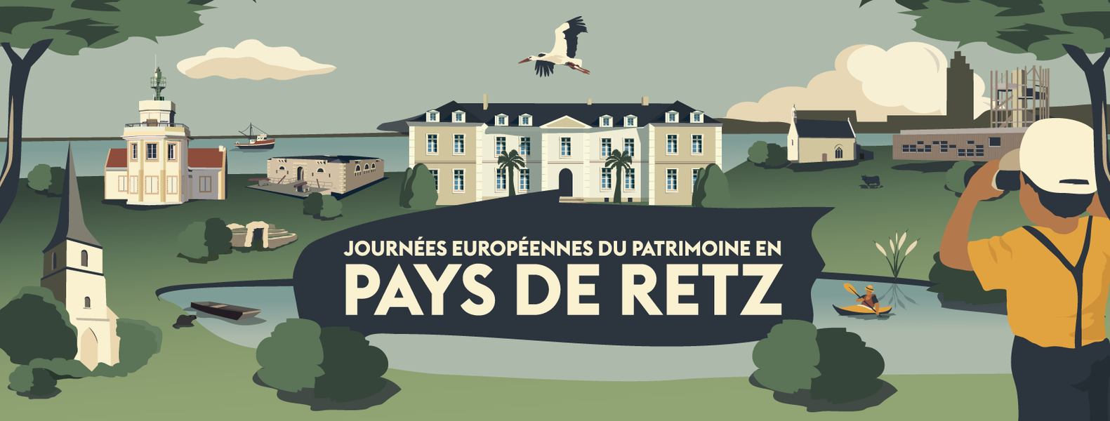 bandeau journées européennes du patrimoine en Pays de Retz 2023