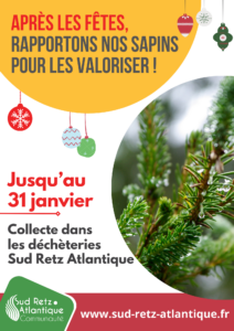 collecte sapins 2023 Sud Retz Atlantique