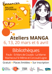 Festival Errances en Sud Retz Atlantique - ateliers manga