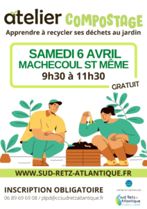 ATELIER COMPOSTAGE - 6 avril 2024 - SUD RETZ ATLANTIQUE COMMUNAUTE