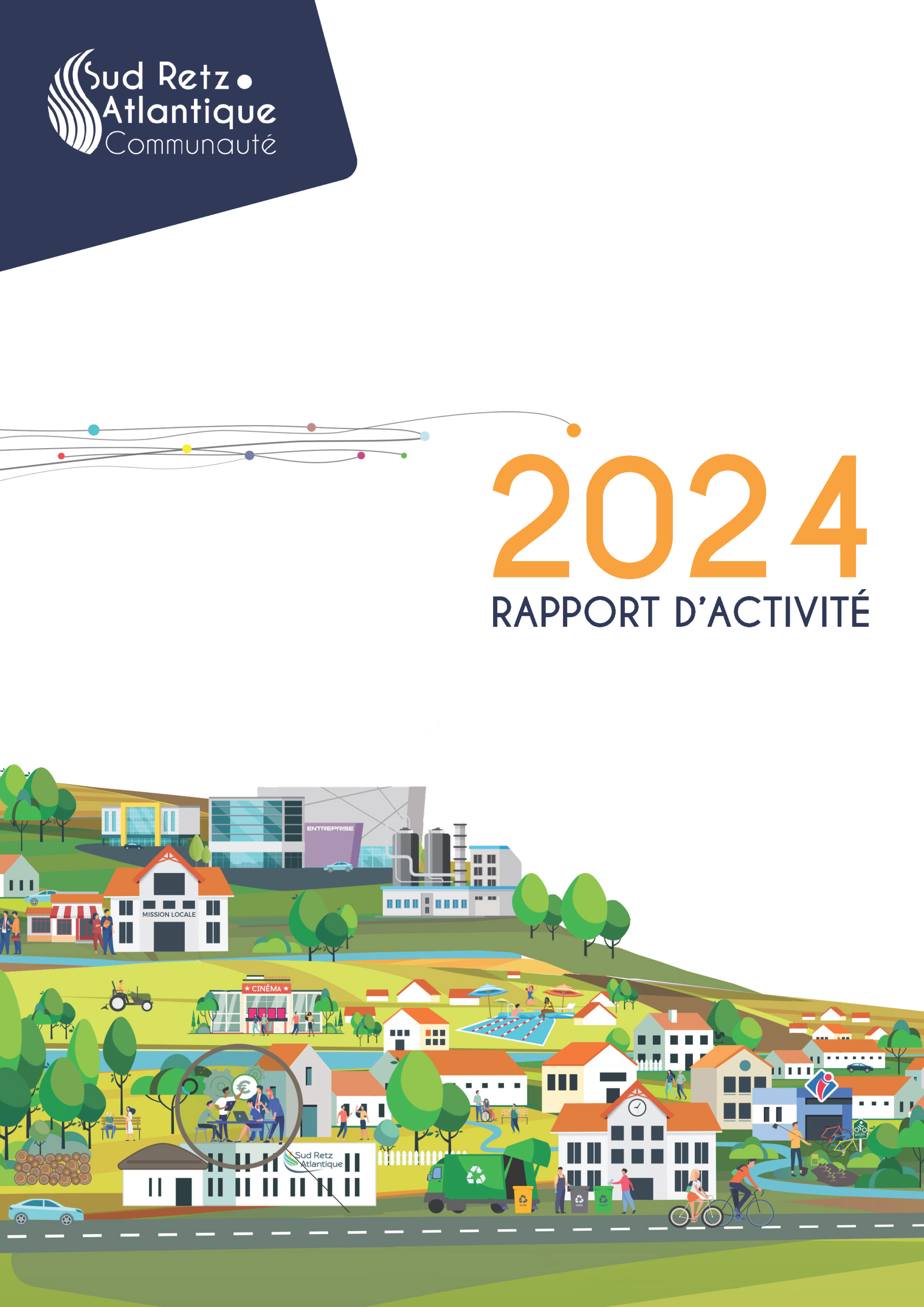 Couverture de rapport d'activité 2024