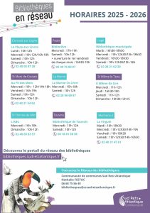 Horaires année 2025 2026 Horaires 25/26