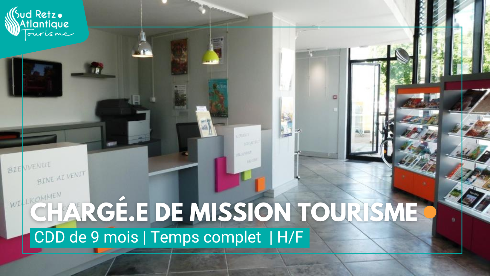 Recrutement - Chargé.e mission tourisme